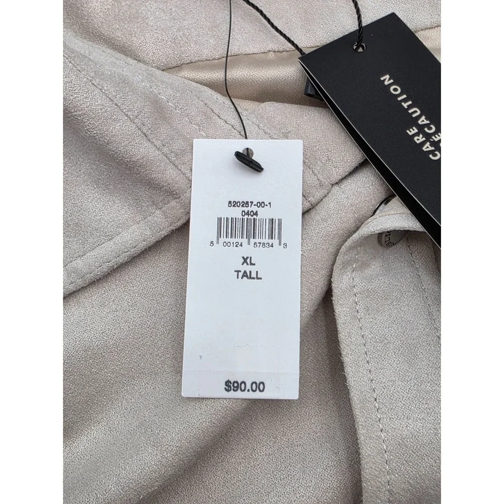 BANANA REBUPLIC MENS‎ BUTTON DOWN SHIRT XL STANDARD FIT CREAM
